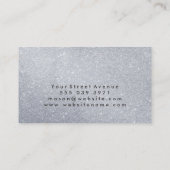 Glamor Kiss Comb Shears Glitter Visitekaartje (Achterkant)