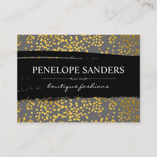 Glamor Luxe Expressive Visitekaartje (Voorkant)