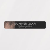 Glamor Moderne Lipstick Lip Gloss Étiquette noir (Design 1)