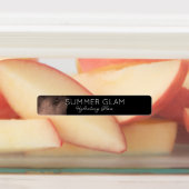 Glamor Moderne Lipstick Lip Gloss Étiquette noir (Apposé)