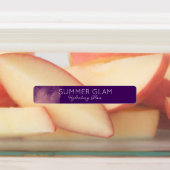 Glamor Moderne Lipstick Lip Gloss Violet Étiquette (Apposé)