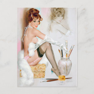 Glamor Pinup Briefkaart