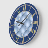 Glamorous Blue and Silver Grote Klok (Hoek)