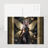 Glamorous Fairy Meisje Fantasy Kunst Briefkaart (Voorkant / Achterkant)