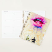  Glamorous Pink Lip Illustration (Devant avec enveloppe)