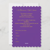 Glamorous Purple & Gold New Year 2026 Invitation (Dos)