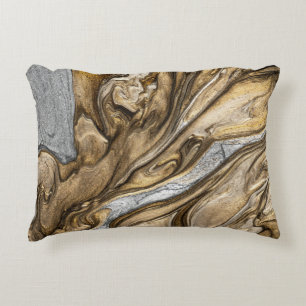 glamour 002 vloeibare bruine kleuren accentkussens accent kussen