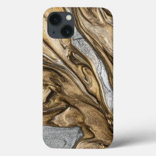 glamour 002 vloeibare bruine kleuren iPhone 13 hoesje