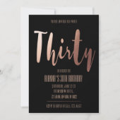 Glamour, 30 invitations d'anniversaire (Devant)