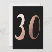 Glamour, 30 invitations d'anniversaire (Dos)