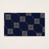 Glamour Art déco | Site Web du Mariage Blue Blush (Dos)