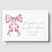 Glamour Coquette Mariage avec Nœud Rose (Recto)