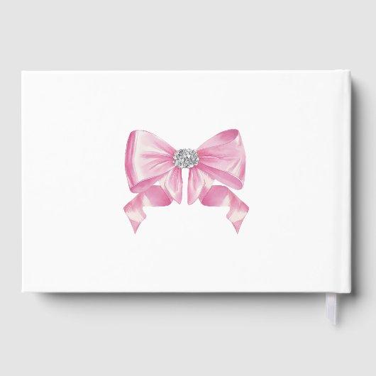 Glamour Coquette Mariage avec Nœud Rose (Verso)