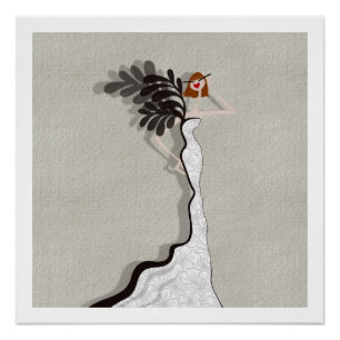 Glamour Couture Glam Mode Kunst Poster Perfect Poster