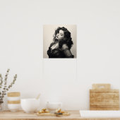 Glamour de taille : Curvy Dames | Poster print (Cuisine)