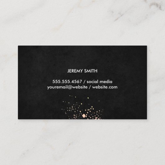 Glamour Expressive Visitekaartje (Achterkant)