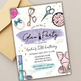 Glamour Feest Make-up Beauty Spa Tiener Meisjes Ve Kaart