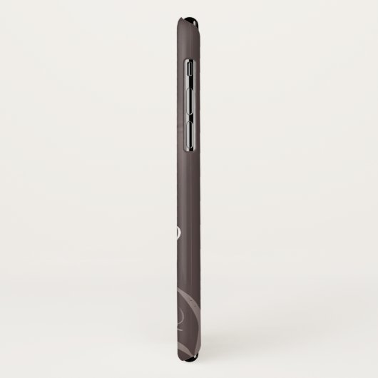 Glamour geschilderd mono mode iphone case (Achterkant/links)