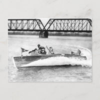 Glamour Girls in Speed Boat