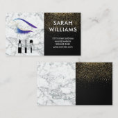 Glamour Glitter Eye Lash Beauty Visitekaartje (Voorkant / Achterkant)
