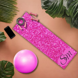 Glamour Glitz Gepersonaliseerde Yoga Mat