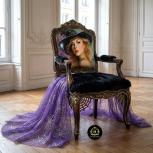 Glamour Heks met Fonkelende Toverstaf Decoupage Tissuepapier