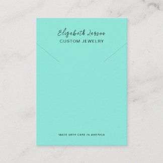 Glamour Hoops Custom Logo Chic Collectie Blauw Contactkaartje