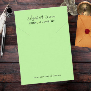 Glamour Hoops Custom Logo Chic Collectie Olijf Gro Contactkaartje