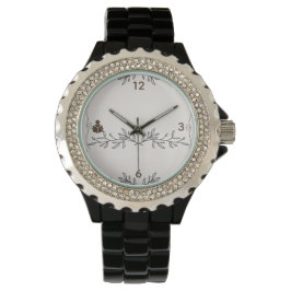 Glamour in Time – Custom Women’s Rhinestone Watch Horloge