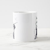 Glamour Kat Extra Grote Beker (Voorkant)