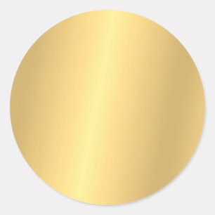 Glamour Leeg Sjabloon Elegant Nep Goud Creatief Ronde Sticker