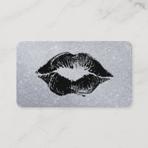 Glamour Lipstick Kus Glitter Visitekaartje