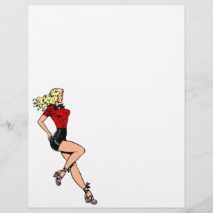  glamour-meisje Volgende deur, blond Blombshell