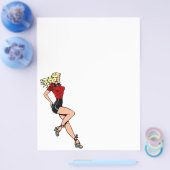 glamour-meisje Volgende deur, blond Blombshell Flyer (Enkel)