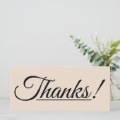 Glamour "Merci !" Carte (Debout devant)