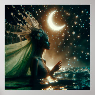 Glamour mode luxe fantasie sprookjesachtige foto poster