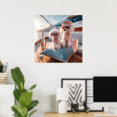 Glamour mode luxe lifestyle foto poster (Thuiskantoor)