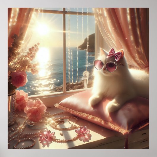 Glamour mode luxe lifestyle foto poster (Voorkant)