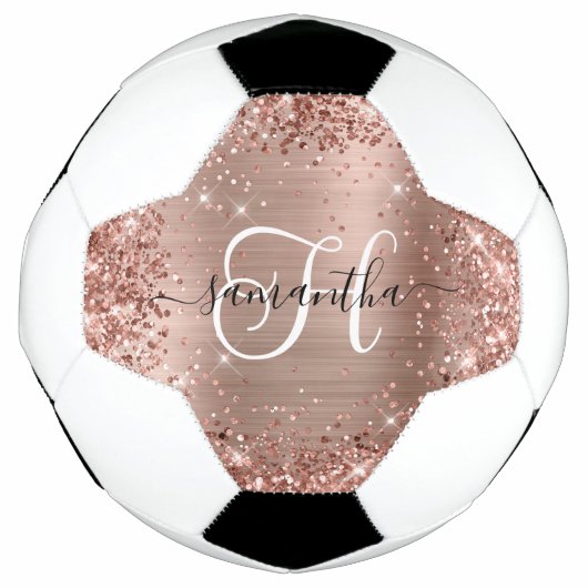 Glamour Monogramme Rose Gold Pailleté (Devant)