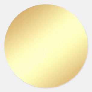 Glamour Nepgoud Lege Sjabloon Elegant Chic Ronde Sticker