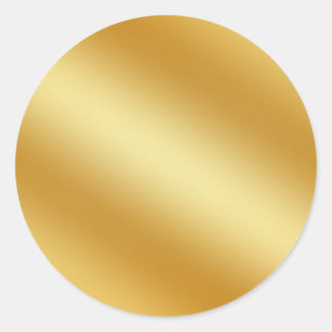Glamour Nepgoud Lege Sjabloon Elegante Chic Klas Ronde Sticker