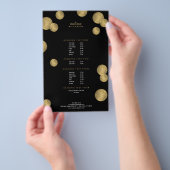 Glamour noir et or et prospectus Beauty II (Poignée)