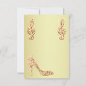 Glamour Or Stiletto & Note De Musique Merci (Dos)