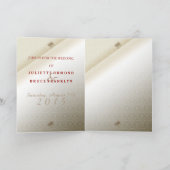 Glamour oriental - Carte de voeux Mariage (Intérieur)