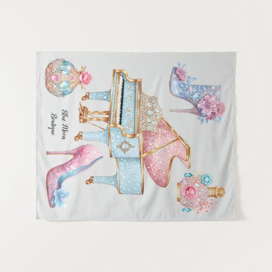 Glamour Piano Wandkleed (Voorkant (horizontaal))