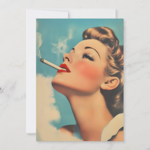 Glamour Roken Advertentie Kaart