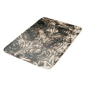 Glamour Rozen Gold Bronze Rustic Floral Glam Badmat (Gekanteld)