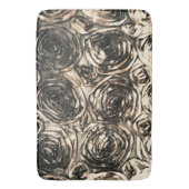 Glamour Rozen Gold Bronze Rustic Floral Glam Badmat (Voorkant Verticaal)