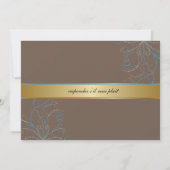 Glamour Swirls - rsvp kaart (Achterkant)