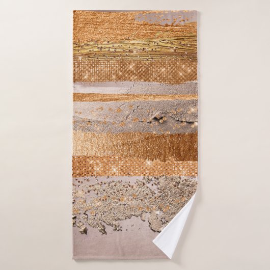 Glamour texture bad handdoek (Badhanddoek)